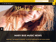 Tablet Screenshot of marybue.com